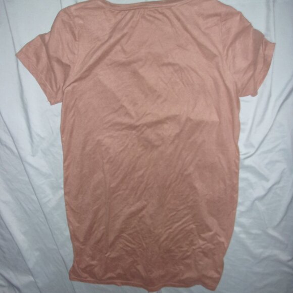 BOHO  size 6 womens   party six  tan faux leather feel  casual dress six - Picture 3 of 3